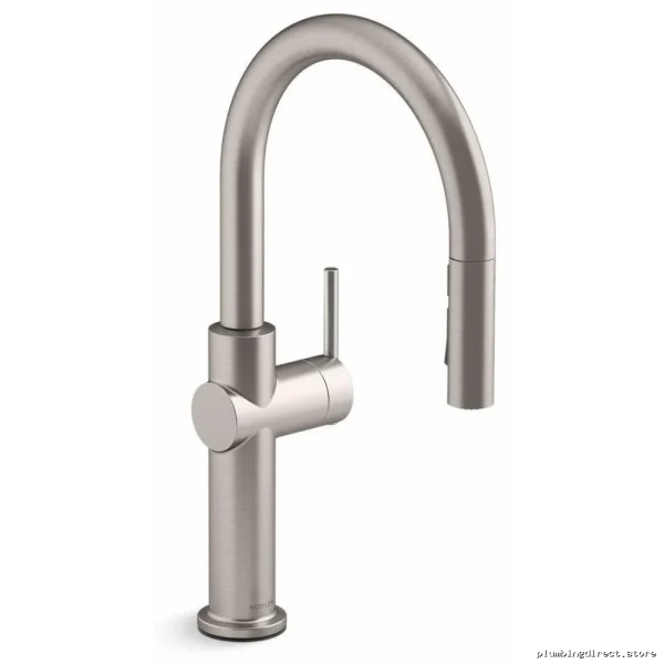 Crue Kitchen Faucet with Pulldown Spray | Vibrant Stainless Steel | 22972-VS Kohler - Image 3