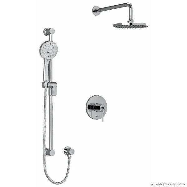 CS Chrome Ceiling Shower Arm & Faucet Trim - RIOBEL TKIT323CSTMC-6