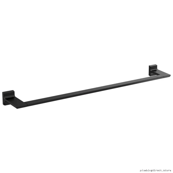 Delta Modern Mathe Black Stainless Steel Towel Bar - Image 2
