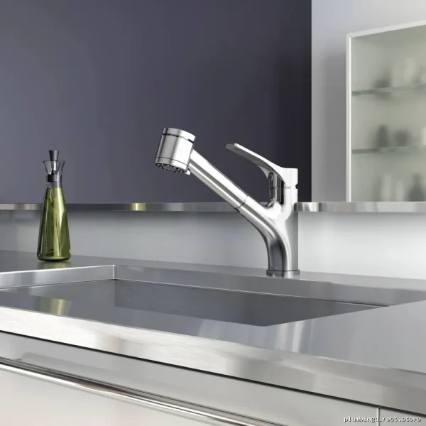 Deka Surfer Chrome Faucet with Pullout Spray - KF1268-110 Kalia Design