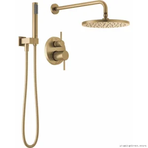 Delta 342702-CZ Champagne Bronze 14" Shower System with Rough-In Valve