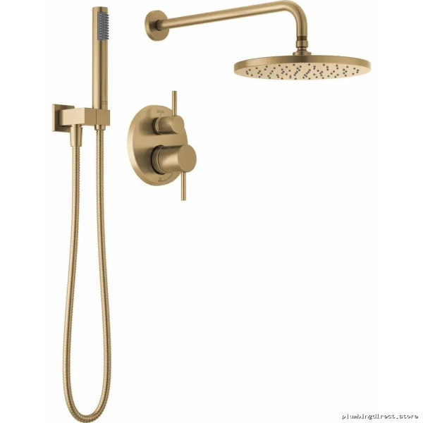 Delta 342702-CZ Champagne Bronze 14" Shower System with Rough-In Valve