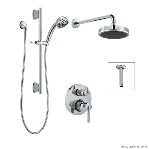 14 Series Chrome Shower Diverter Kit - Integrated DF-KIT18-WS Delta