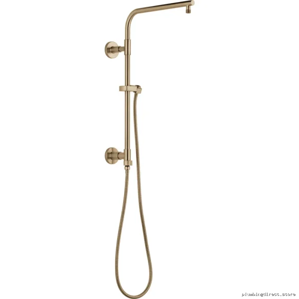 Delta CZ58810 Modern 18-Inch Round Shower Column in Champagne Bronze - Image 2
