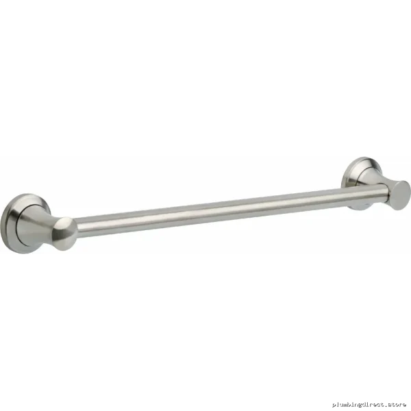 Delta 24 Inch ADA Compliant Stainless Steel Grab Bar for Bathroom Safety