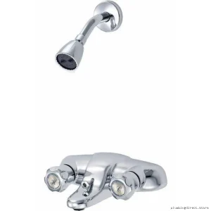 Delta 2638 Model Stylish 2-Handle Tub Shower Combo Faucet