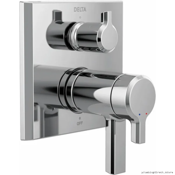 Delta 3-Setting Diverter Valve Trim in Chrome - Pivotal TempAssure 17T Series