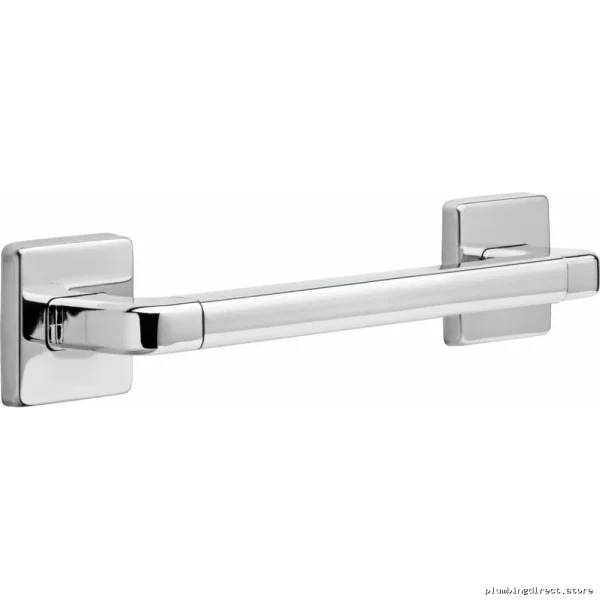 Delta 41912-KS Black Stainless ADA-Compliant Modern Angular Decorative Grab Bar