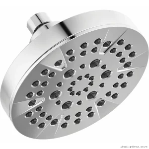 Delta Adjustable Five-Mode Shower Head | High Pressure Water Flow | Modern Chrome Finish Model #...