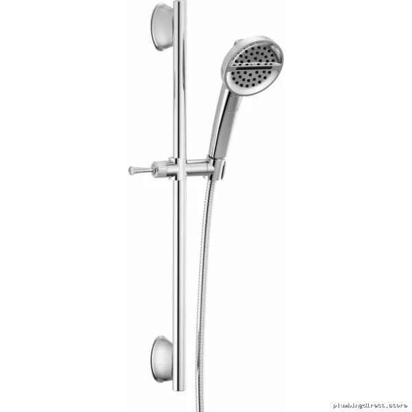 Delta Lumicoat Chrome 51386-PR 3-Mode Adjustable Slide Bar Handheld Shower