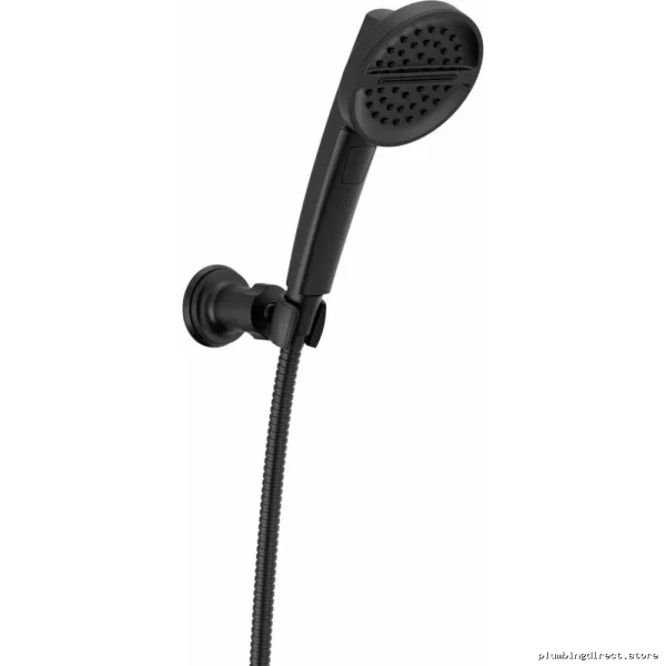 Delta Triple Spray Mode Wall-Mount Hand Shower - Matte Black Modern Design Model 55386-BL - Image 3