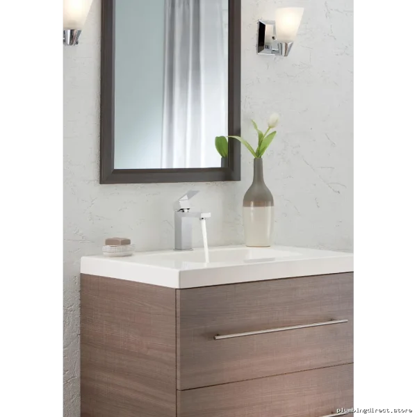 Delta 567LF-PP Modern Angular Single-Hole Chrome Faucet Kit – Easy Install & Durable Design - Image 3