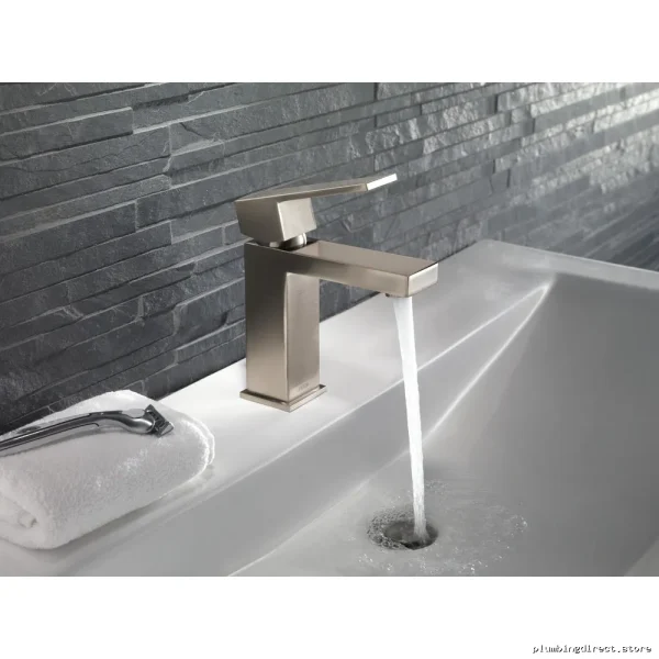 Modern Single-Hole Bathroom Faucet – Durable Stainless Steel 567LF-SSPP Delta - Image 2