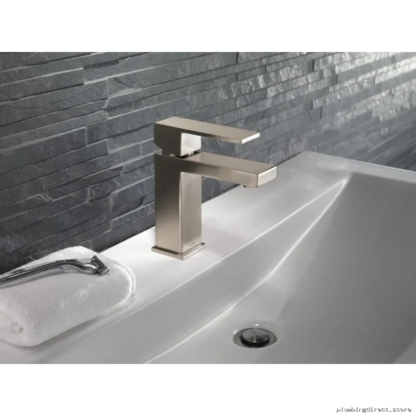 Modern Single-Hole Bathroom Faucet – Durable Stainless Steel 567LF-SSPP Delta - Image 3