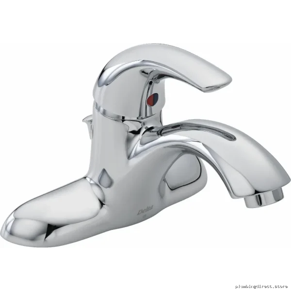 Delta Chrome Centerset Bathroom Faucet - Classic Design, 580LF Model