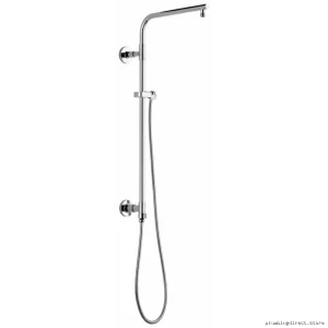 Delta Shower Column Round Design Lumicoat Chrome Finish 58820-PR for Home