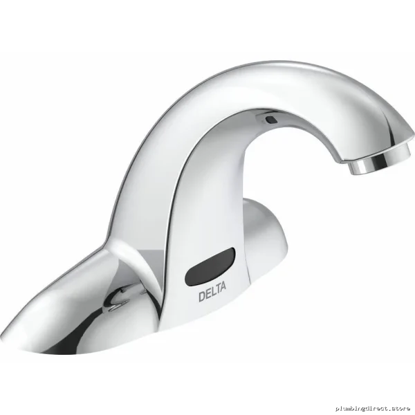 Battery-Powered 4CC Touchless Bathroom Faucet - Chrome 591TF1250 Delta Commercial-Grade