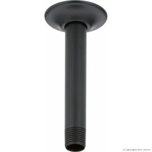 Delta 6-Inch Ceiling Mount Shower Arm - Matte Black Finish RP61058BL