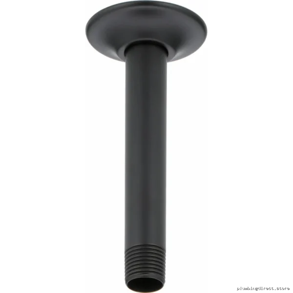 Delta 6-Inch Ceiling Mount Shower Arm - Matte Black Finish RP61058BL