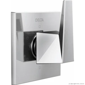 6-Position Adjustable Delta Shower Diverter Trim in Lumicoat Chrome - T11943-PR