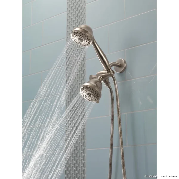 Delta Stainless Steel 7-Spray Handheld Showerhead with Chrome Finish - Image 2