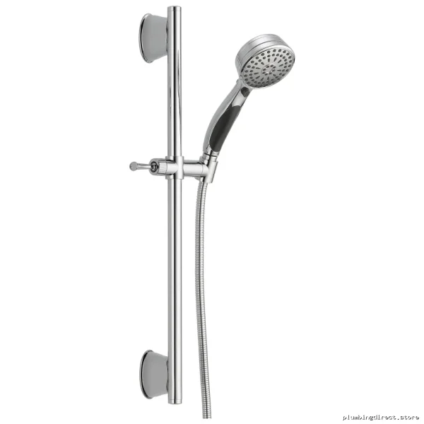 Delta ActivTouch Handheld Shower with Slide Bar - Chrome Finish