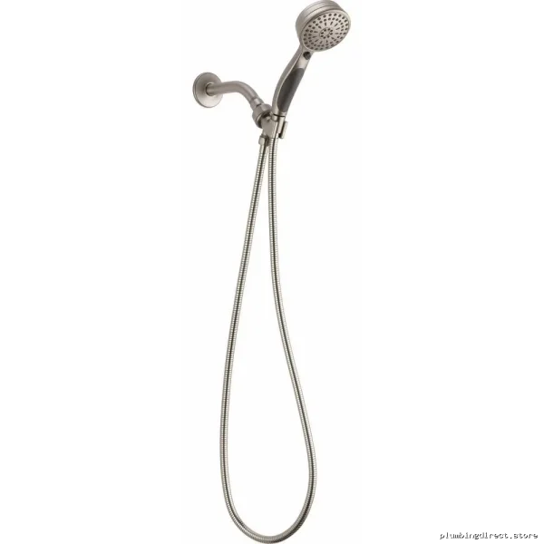 Delta ActivTouch Multi-Setting Stainless Steel Wall-Mounted Handheld Shower
