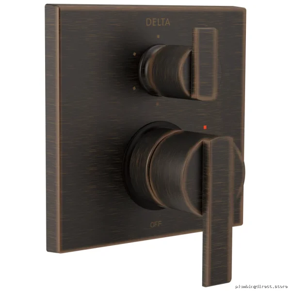 delta adjustable six-way diverter trims venit bronze