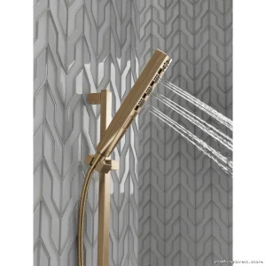 Delta Zura Adjustable Hand Shower with Slide Rail - Champagne Bronze Finish Model 51140-CZ