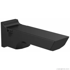 Delta Adjustable Pivot Tub Spout & Pull-Up Diverter in Matte Black