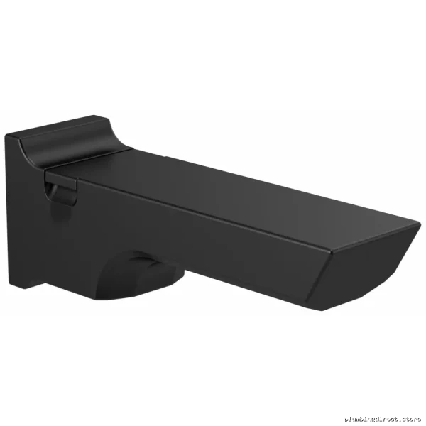 Delta Adjustable Pivot Tub Spout & Pull-Up Diverter in Matte Black