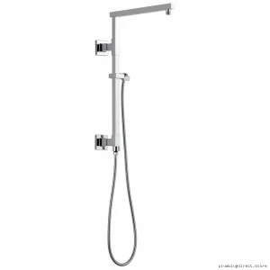 Delta Angular Shower Column with Chrome Lumicoat Finish - Model 58410-PR