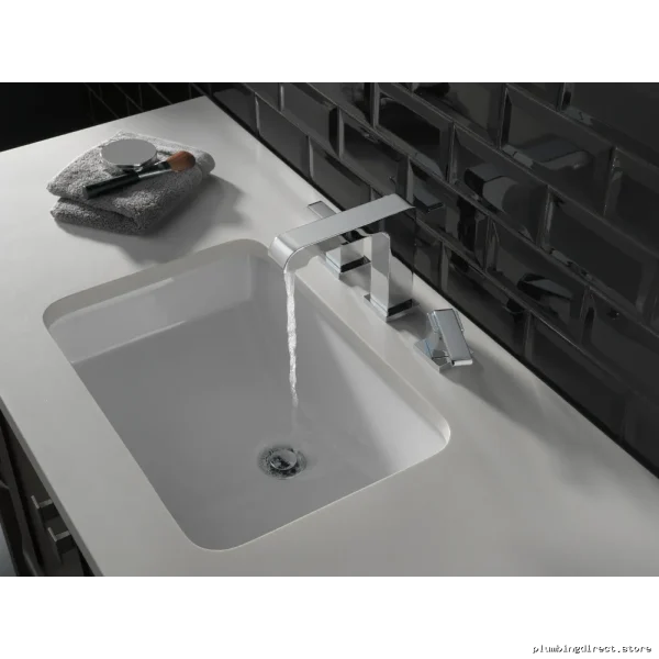 Ara Modern Widespread Chrome Delta Bathroom Faucet