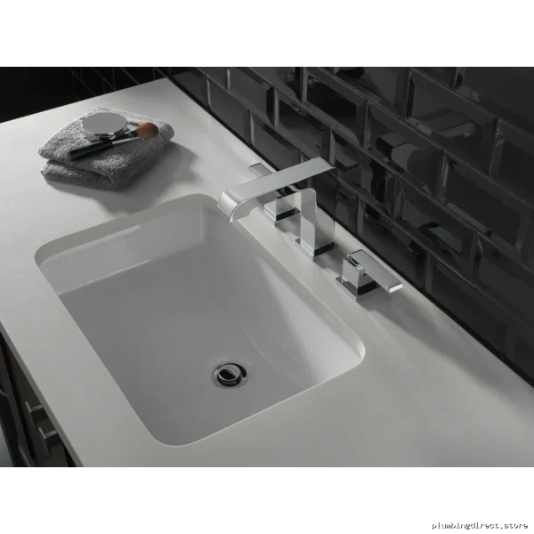 Ara Modern Widespread Chrome Delta Bathroom Faucet - Image 4