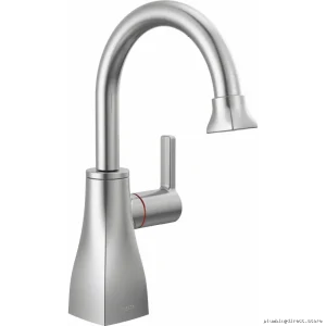 Delta Arctic Stainless Square Instant Hot Water Faucet 1940LF-H-AR