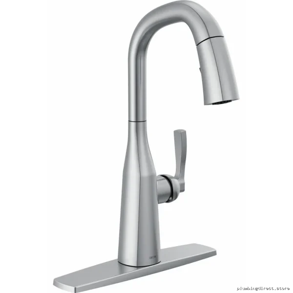 Delta Arctic Stainless Kitchen Faucet with Pull-Down Spray for Bar Prep - Image 3