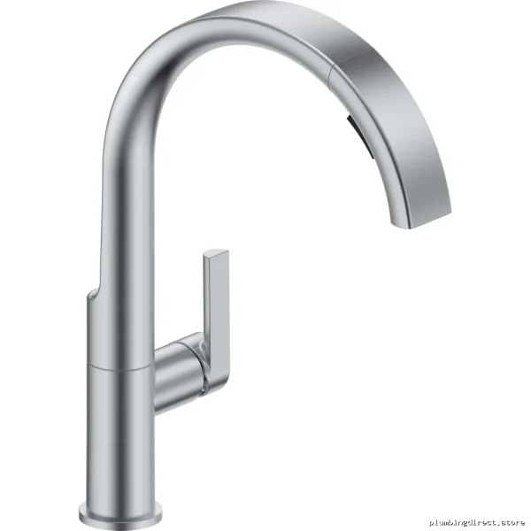 Delta Arctic Stainless Pull-Down Kitchen Faucet with Spray 940LF-AR