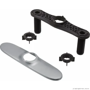 Stainless Steel Escutcheon with Baseplate - Durable Arctic Stainless Delta Model RP70714AR