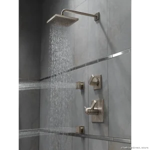 Arzo RainCan Shower Head - Stainless Steel Adjustable Flow Delta Model