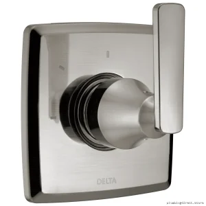 Delta Ashlyn 3-Setting Adjustable Shower Diverter Trim in Durable Stainless Steel