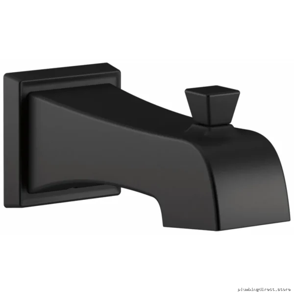 Delta RP77091BL Matte Black Ashlyn Tub Spout with Shower Diverter