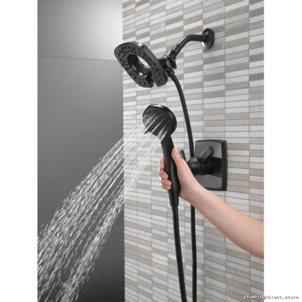 Delta Ashlyn 17 Series Matte Black Shower Trim Kit T17264-BL