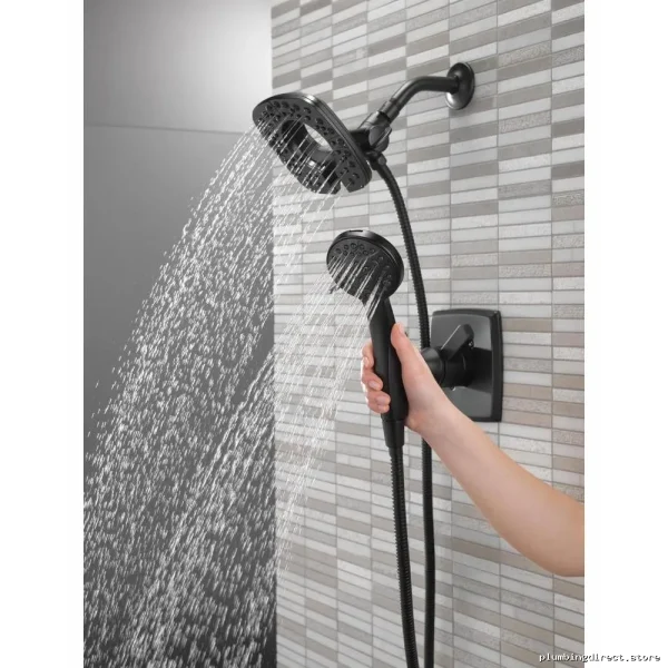 Delta Ashlyn 17 Series Matte Black Shower Trim Kit T17264-BL - Image 4