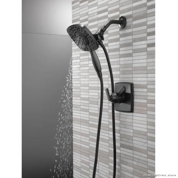 Delta Ashlyn 17 Series Matte Black Shower Trim Kit T17264-BL - Image 5