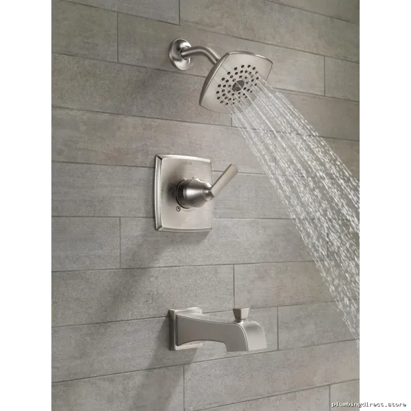 Stainless Steel Ashlyn Monitor 1...-Series Tub & Shower Trim T...-SS by Delta