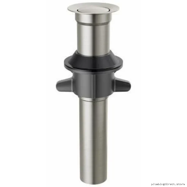 Delta Black Stainless Steel Push-Pop Drain with Less Overflow - RP101632KS