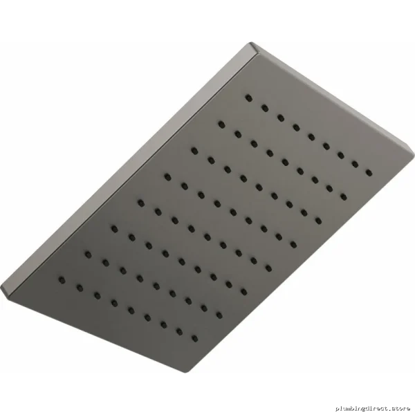 Delta Black Stainless Steel Rain Shower Head - 12 Inch Lumicoat Finish