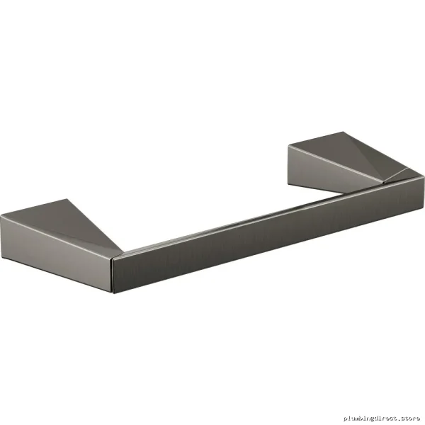 Delta Stainless Steel Black Toilet Paper Holder - Modern Bathroom Accessory
