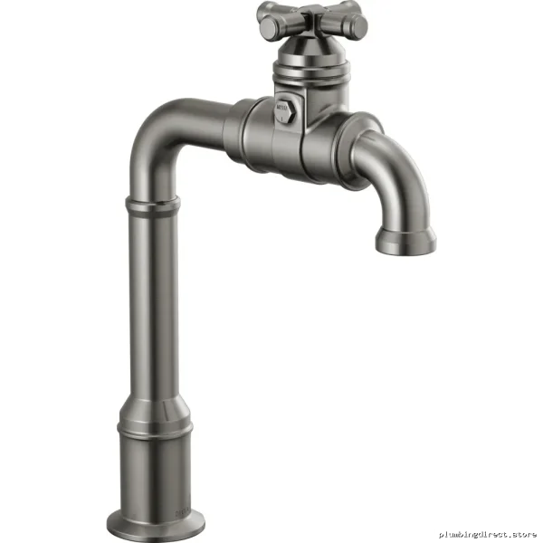 Delta Broderick Black Stainless Bar Faucet with Prep Sprayer 1990LFC-KS - Image 4