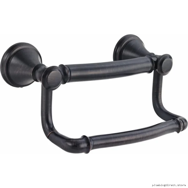 Delta Safety Toilet Paper Holder with Support Bar - Bronze - Image 2